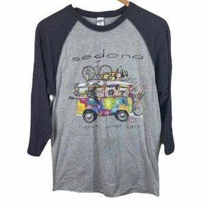 Sedona road trip 2017 raglan tee M